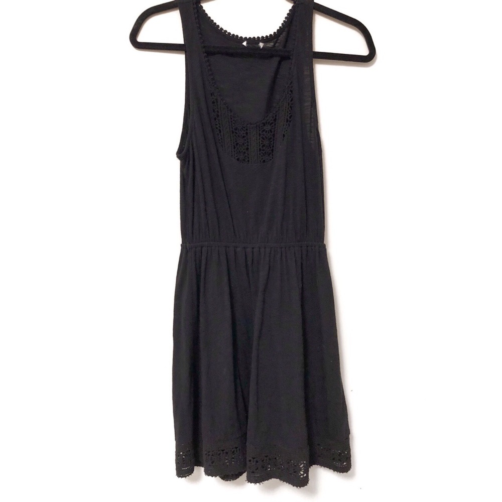 Black lace dress